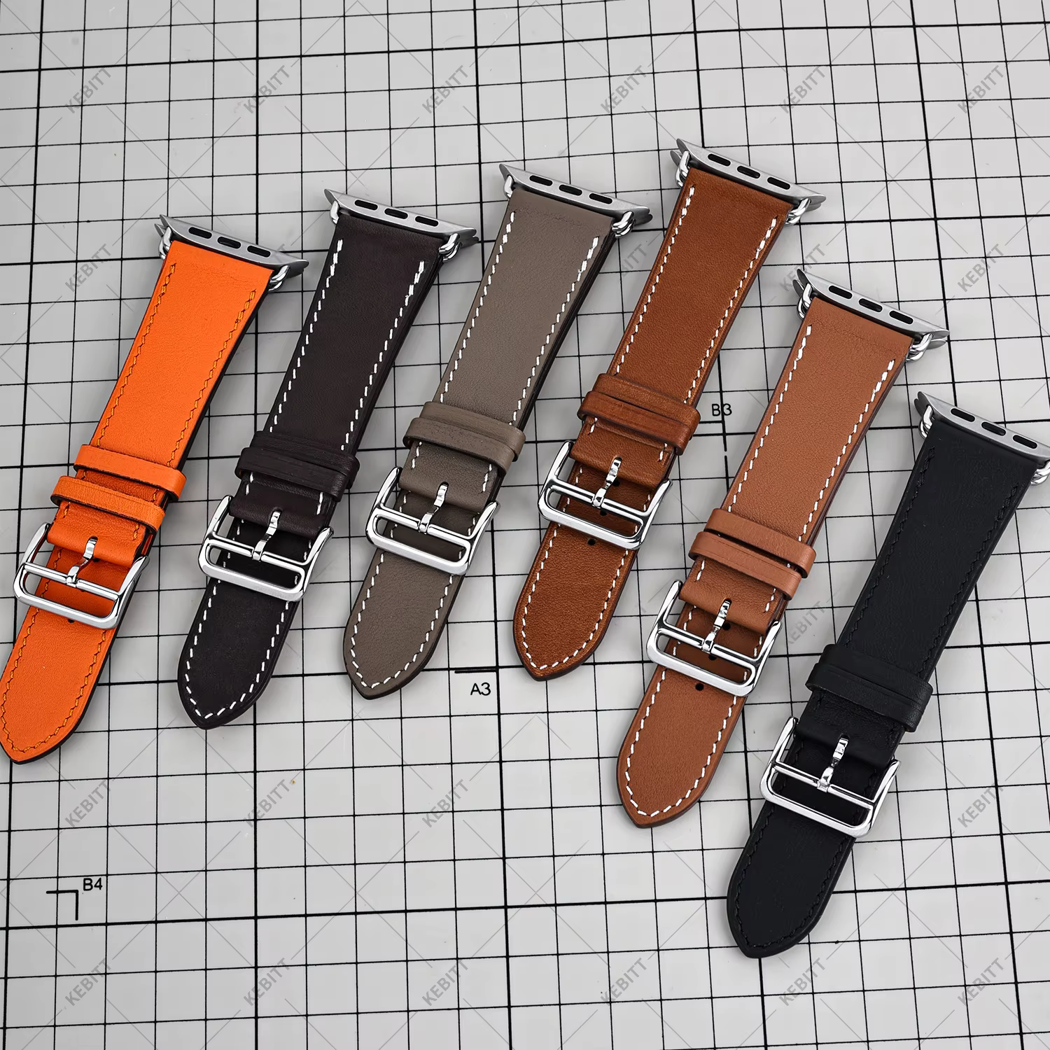 Kebitt petit poignet grande taille bande selon le choix S L pour Apple Watch 11 10 Bracelet Iwatch 46 42 41 45 49mm