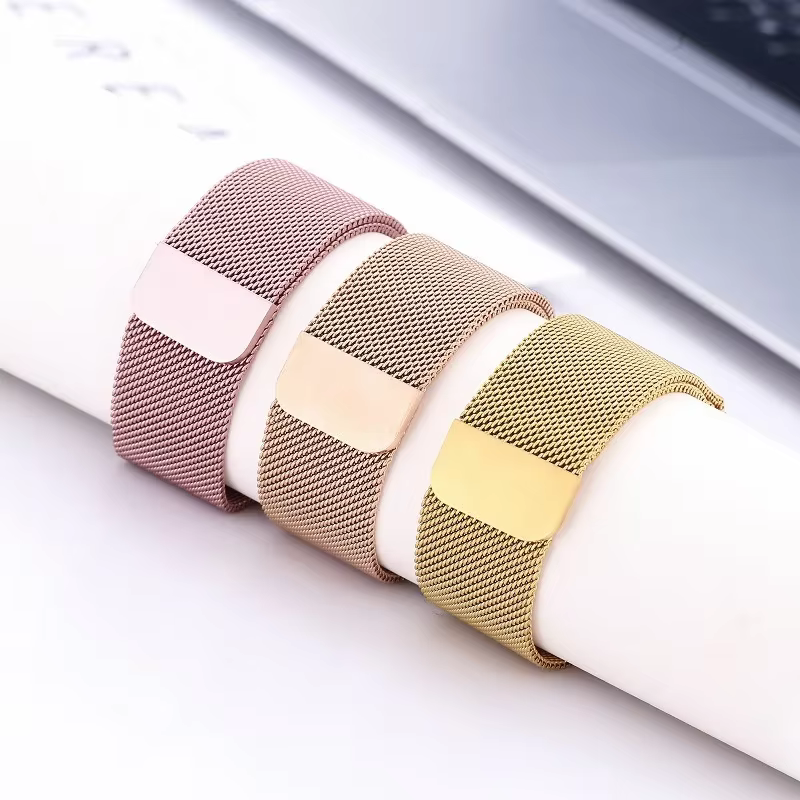 Boucle milanaise pour bracelets de montre Apple 45mm 44mm 40mm 41mm 42-46mm 49mm bracelet iwatch série 11 10 8 7 6 5 4 SE 9 Ultra 3 2
