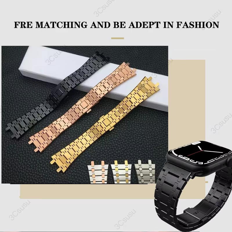 Bracelet de luxe pour Apple Watch iwatch Ultra 9 8 7 6 5 4 SE