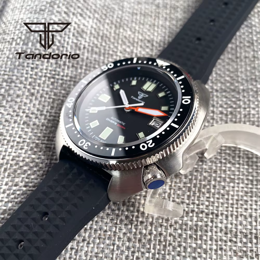Montre de plongée automatique mécanique pour homme Tandorio 44 mm