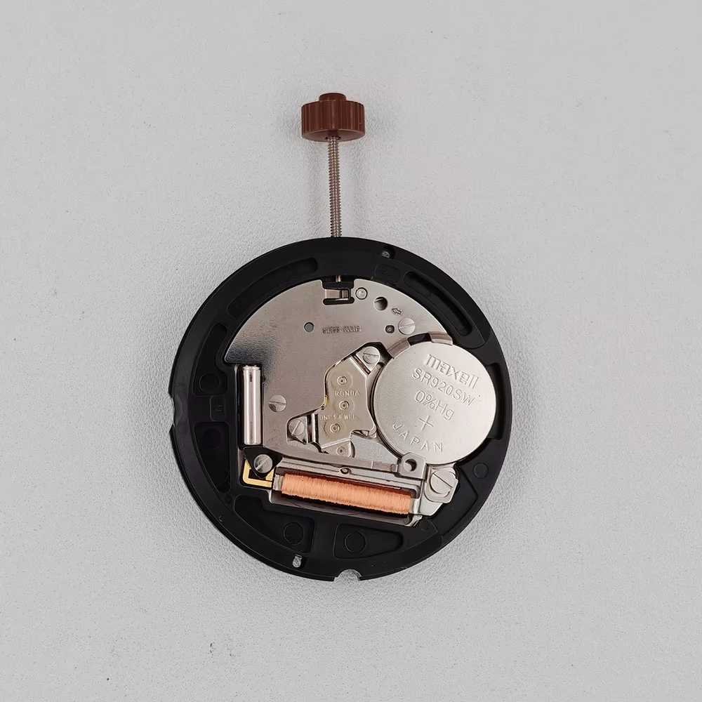 Ronda 515-6H Mouvement de montre à quartz Date à 6:00 Position Mod Mechanisme de remplacement 515/515-6 Alimenté par batterie