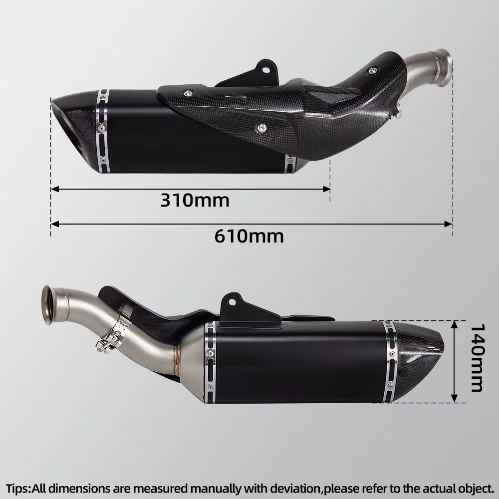 Silencieux d'échappement Duke790 pour moto Duke890 790/890 Duke R/GP 2018-2025, tube de sortie d'échappement à enfiler avec DB Killer