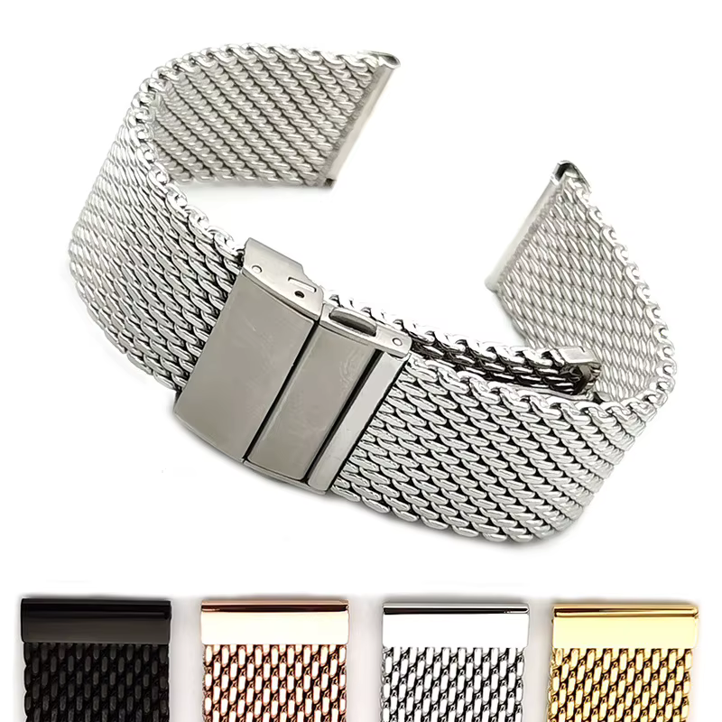 Bracelet de Montre Milanaise pour IWC Omega Seam84Breitling SeATM