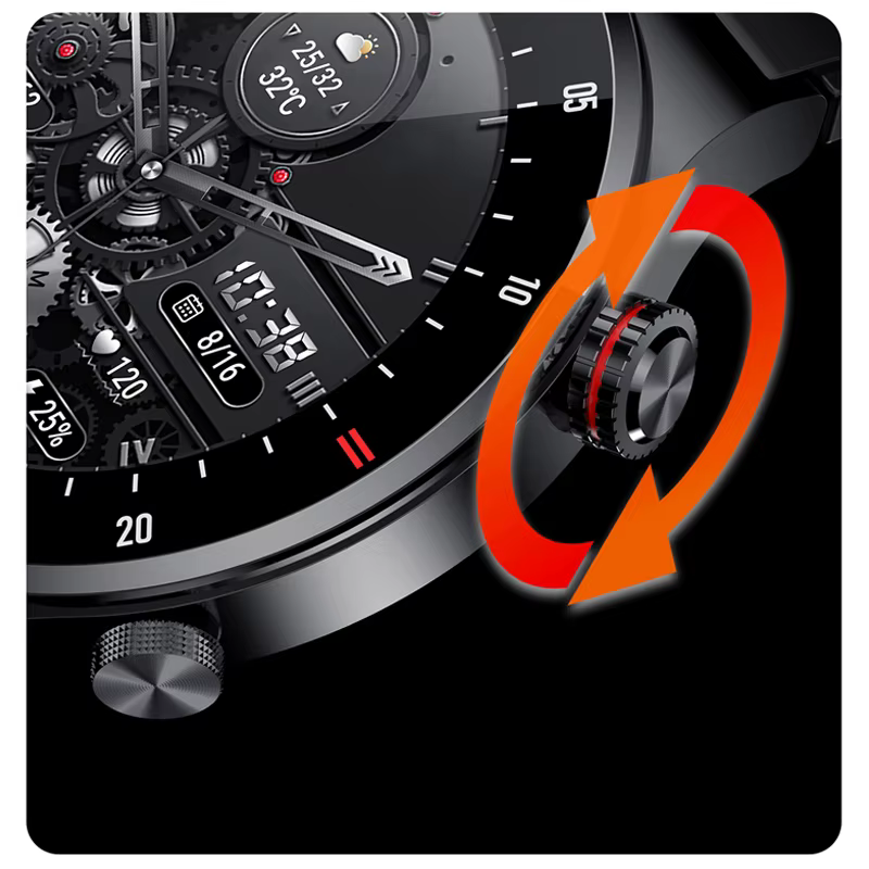 Montre connectée sportive GPS pour hommes
