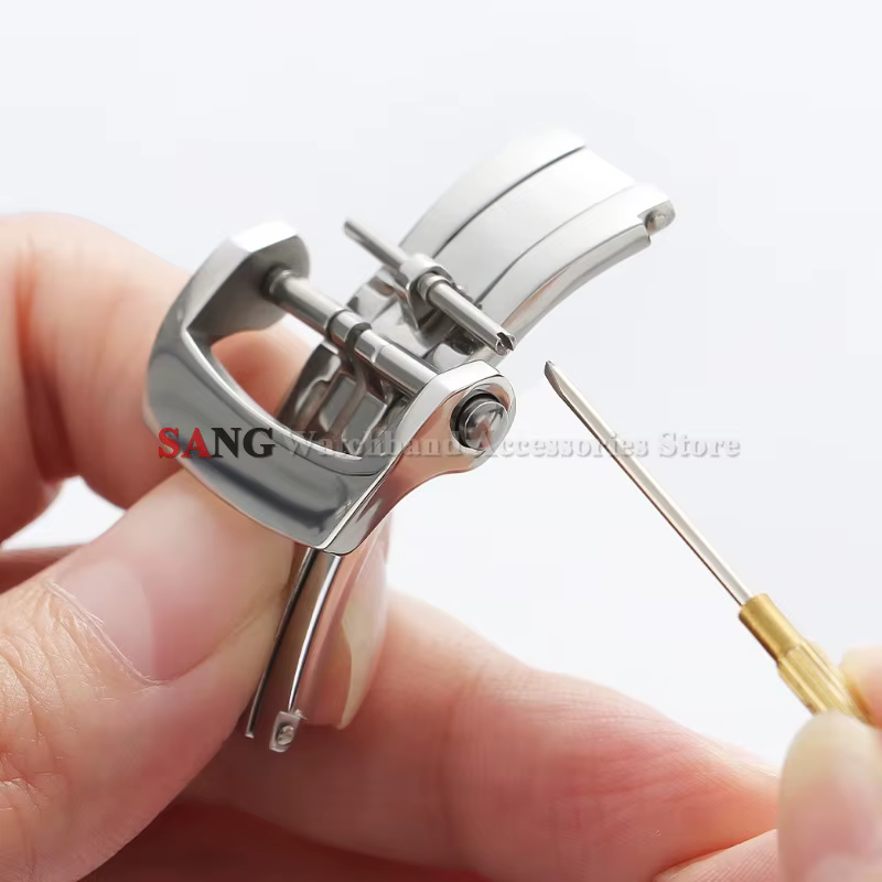 Boucles déployables papillon 20 mm pour hommes et femmes