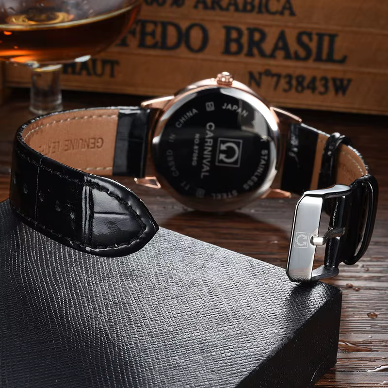 Montre-bracelet d'affaires à quartz pour homme