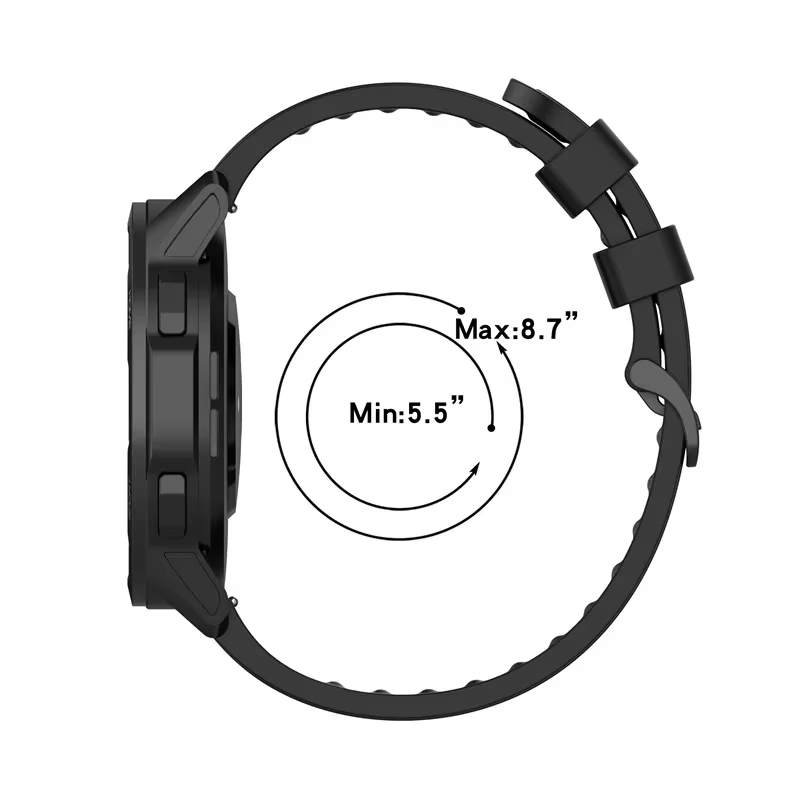 Bracelet en silicone pour Xiaomi Mi Watch l's