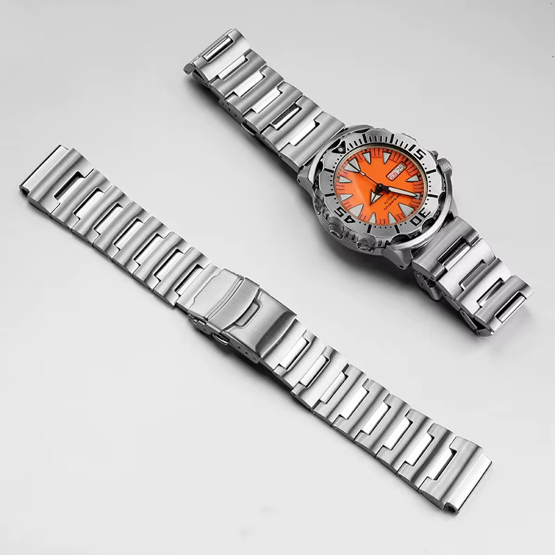 Bracelet de montre en acier de haute qualité pour Seiko Little Monster SKX779 SKX781