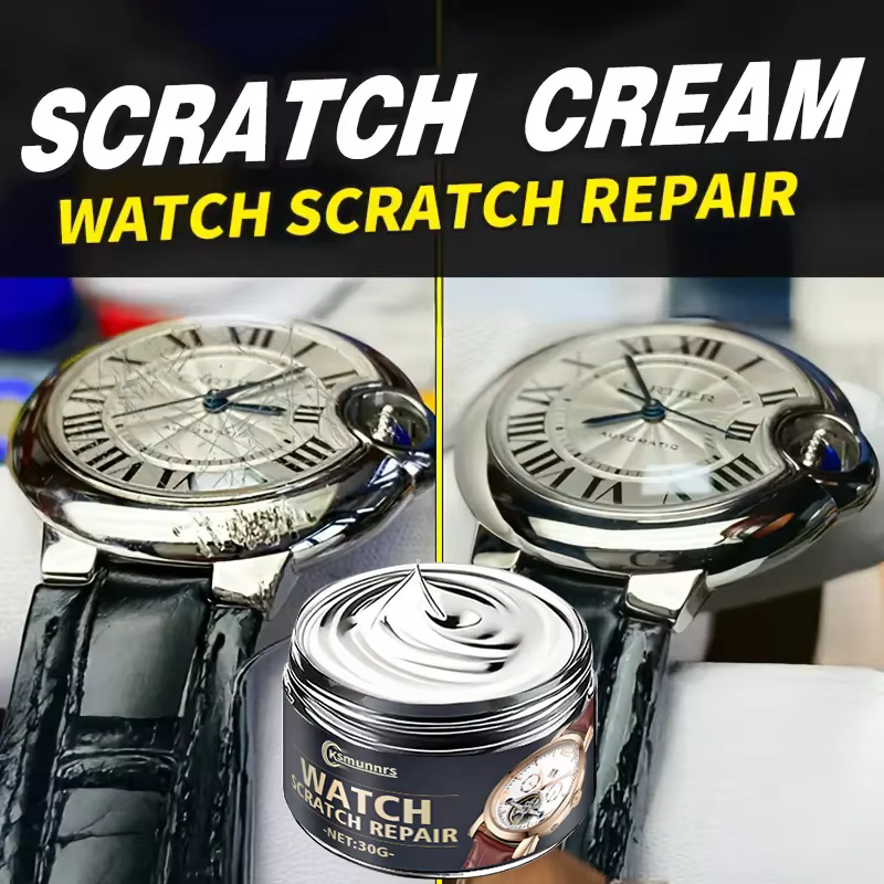 Pâte de polissage pour montres : élimination des rayures du bracelet/écran