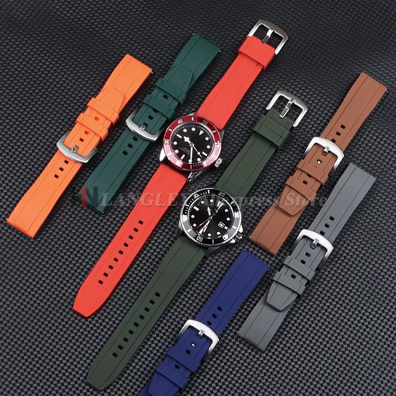 Bracelet en caoutchouc imperméable pour Rolex 20mm 22mm pour Armani pour Omega