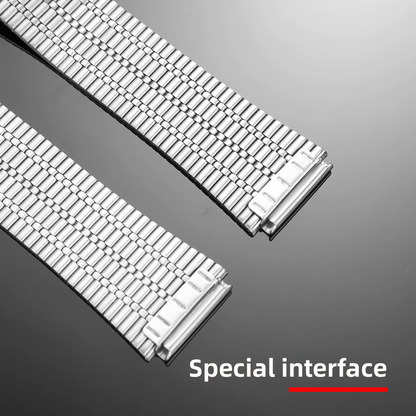 Pour Timex Q TIMEX série 18mm Bracelet de montre en acier inoxydable TW2T80700 TW2U61300 TW2U61200 Bracelet de montre en métal rétro remplacer le Bracelet