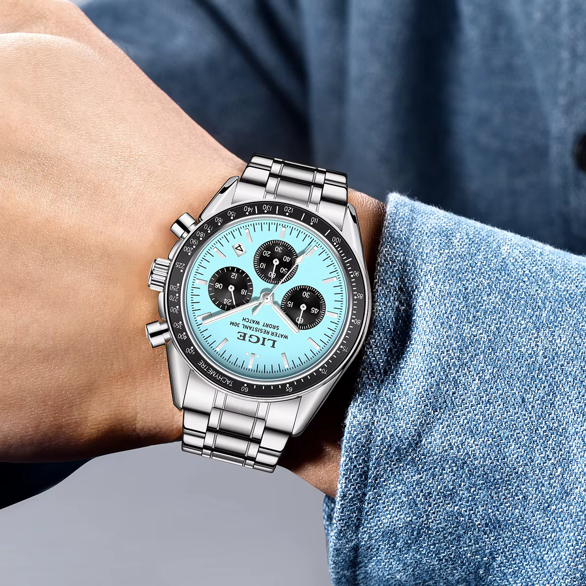 Nouvelle Montre Sport Homme 2026 – Montre-Bracelet de Luxe de Marque Supérieure pour Hommes, Étanche, Militaire, à Quartz, Chronographe – Montre Homme