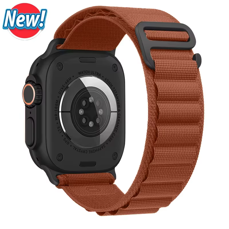 Bracelet Alpine officiel pour Apple Watch ultra 3 2 bandes 49mm 44mm 45mm 46mm 42mm 41mm 40mm correa iWatch série 11 10 9 8 7 6 SE 3