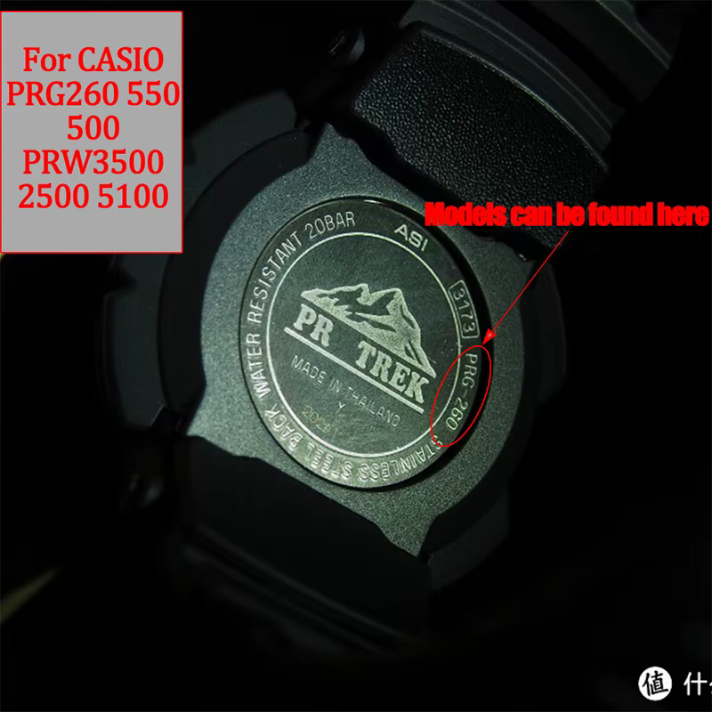 Accessoires de montre pour Casio Pro Trek PRG-260 500 550 PRW 3500 2500 5100