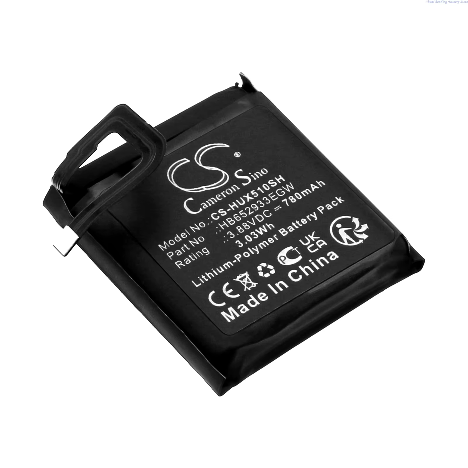 Batterie de montre intelligente 3.88V 780mAh HB652933EGW pour Huawei Watch 5