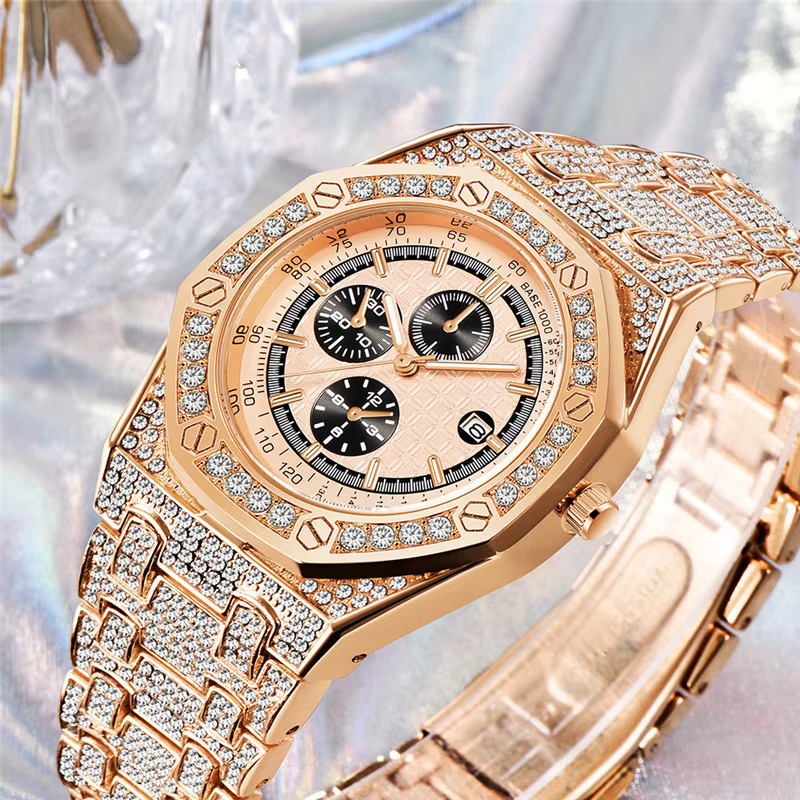 Montre à quartz de marque originale pour hommes