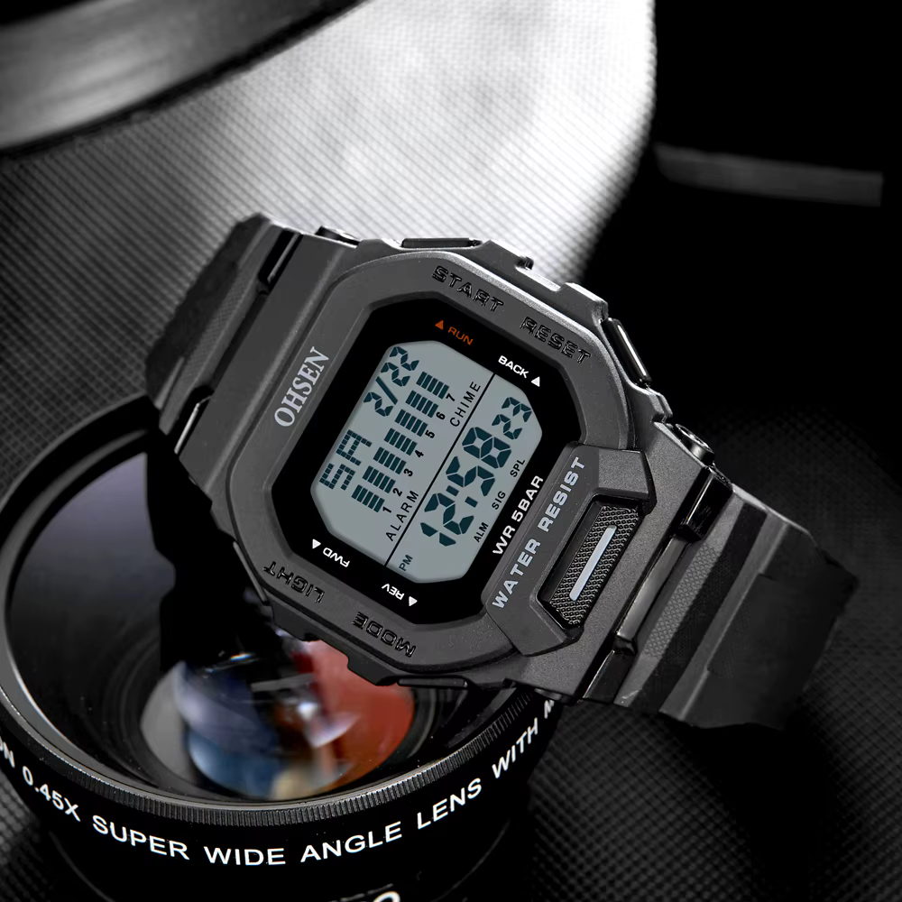 Montres numériques pour homme OHSEN