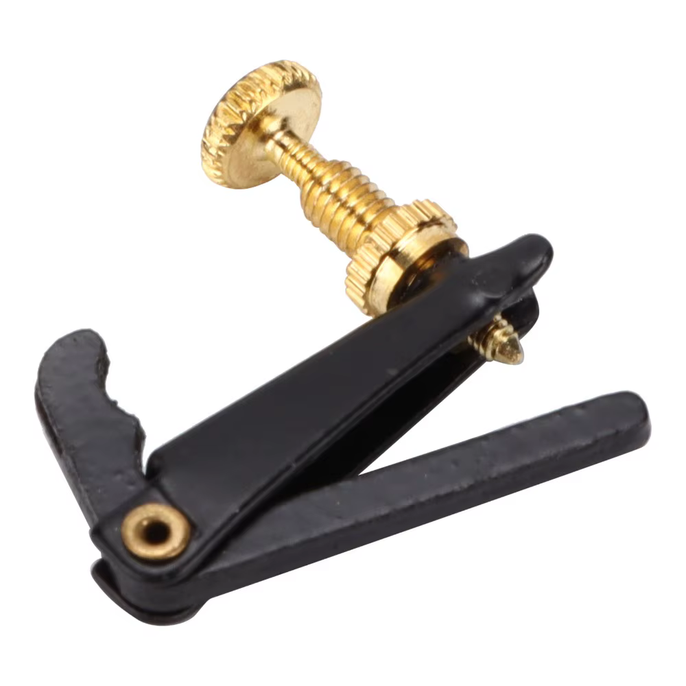 4 pièces en métal Accordeurs de précision pour violon Accordeur de cordes Noir Pièces de violon Accessoire pour violon Ajusteur de cordes Pour violon 3/4-4/4 