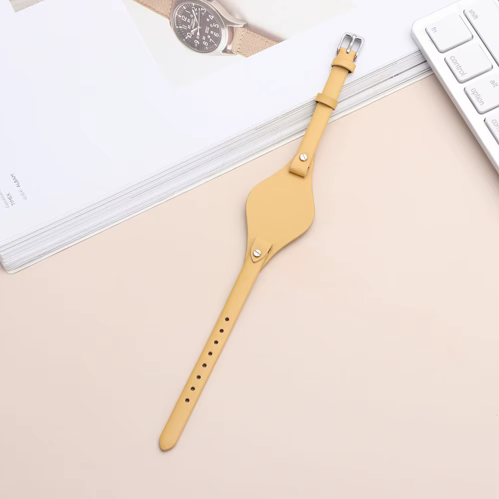 Bracelet de montre en cuir véritable pour fossile