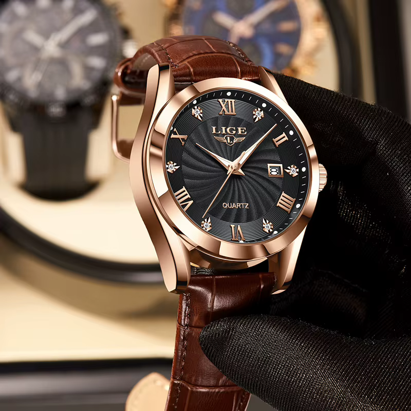 2025 nouvelle montre pour femme LIGE mode Bracelet élégant dames