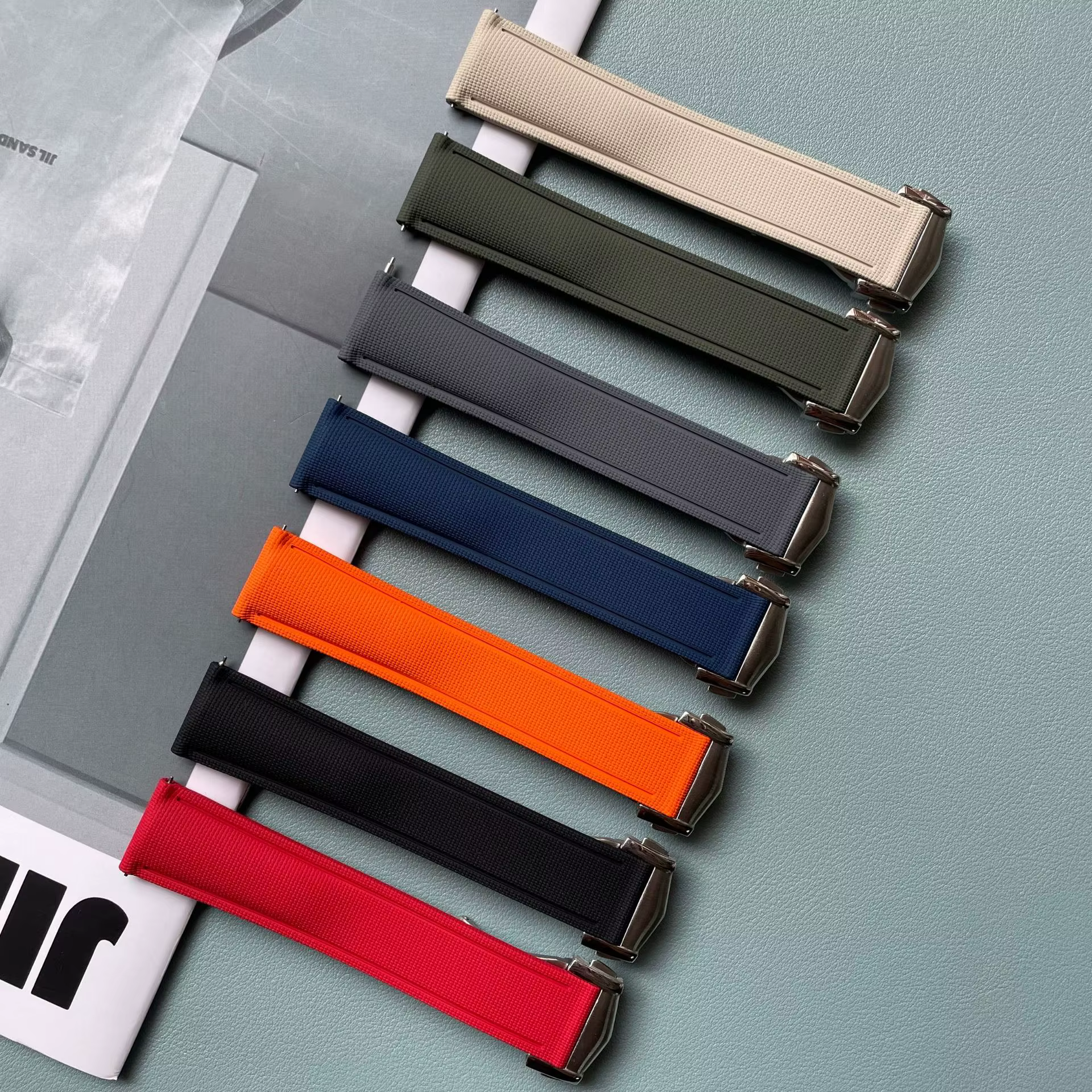 Bracelet de montre universel en caoutchouc FKM
