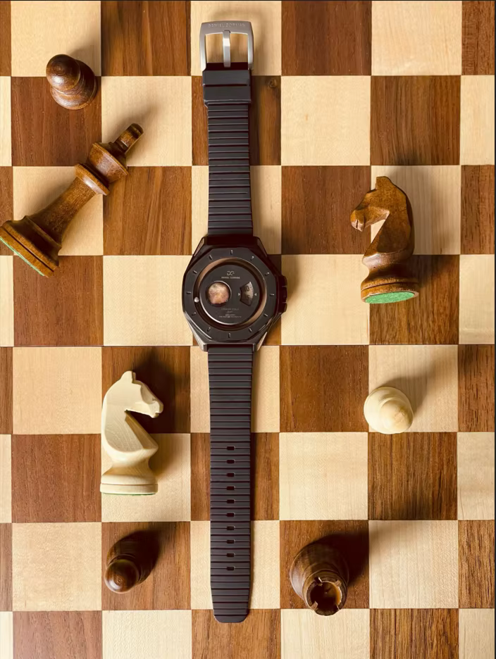 DG0132 Nouvelle montre magnétique en laiton et cuivre, design Gorman 2026, cadeau pour les partenaires, un cadeau attentionné, montre orange émouvante