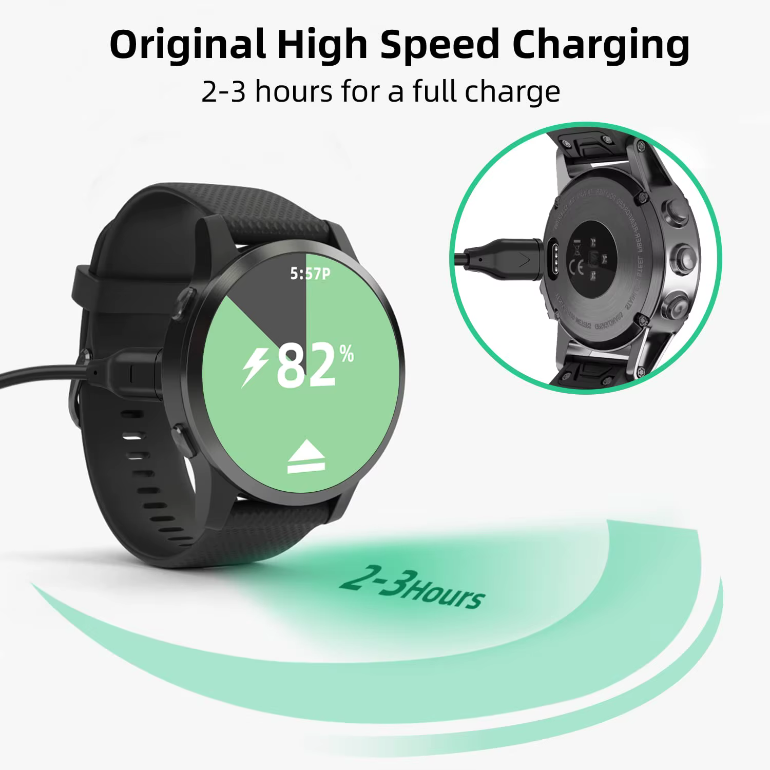Câbles de chargement USB Type C pour montre connectée Garmin Fenix 8 7 5X 6S Pro