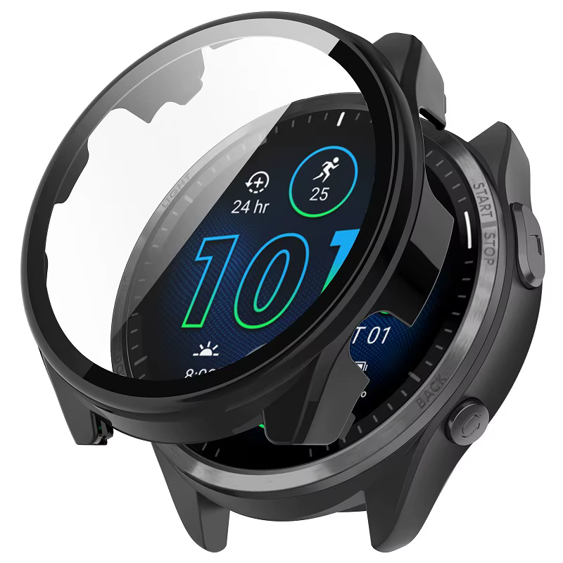Étui en verre trempé pour Garmin Forerunner 165 965 955 255