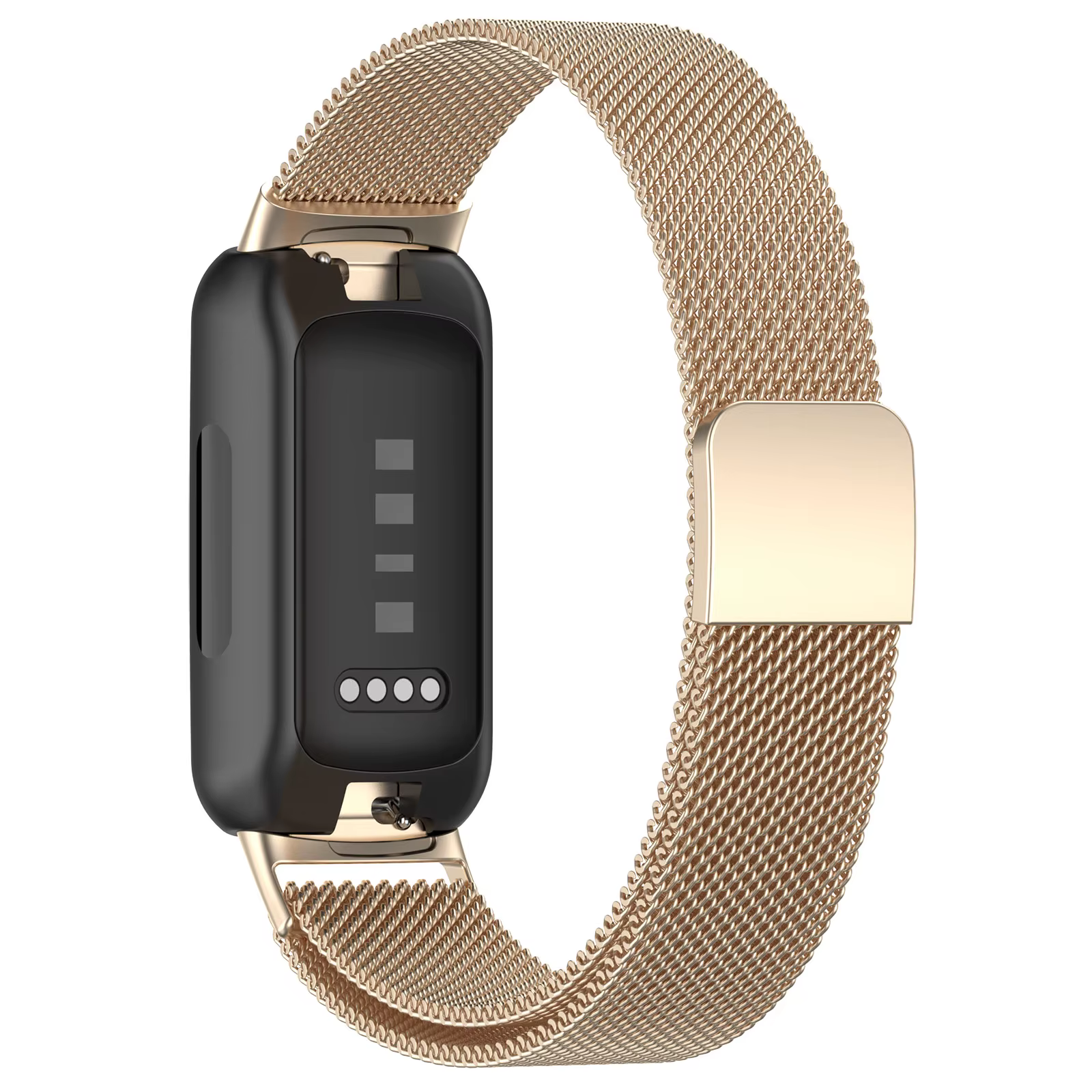 Bracelet magnétique en métal pour Fitbit inspire 3