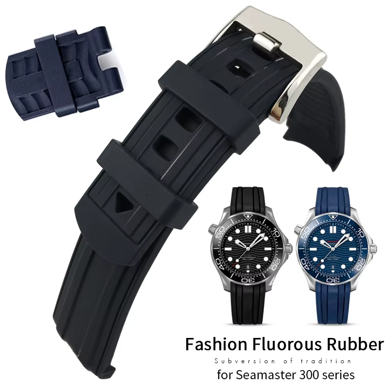 Bracelet de montre en caoutchouc souple et Silicone