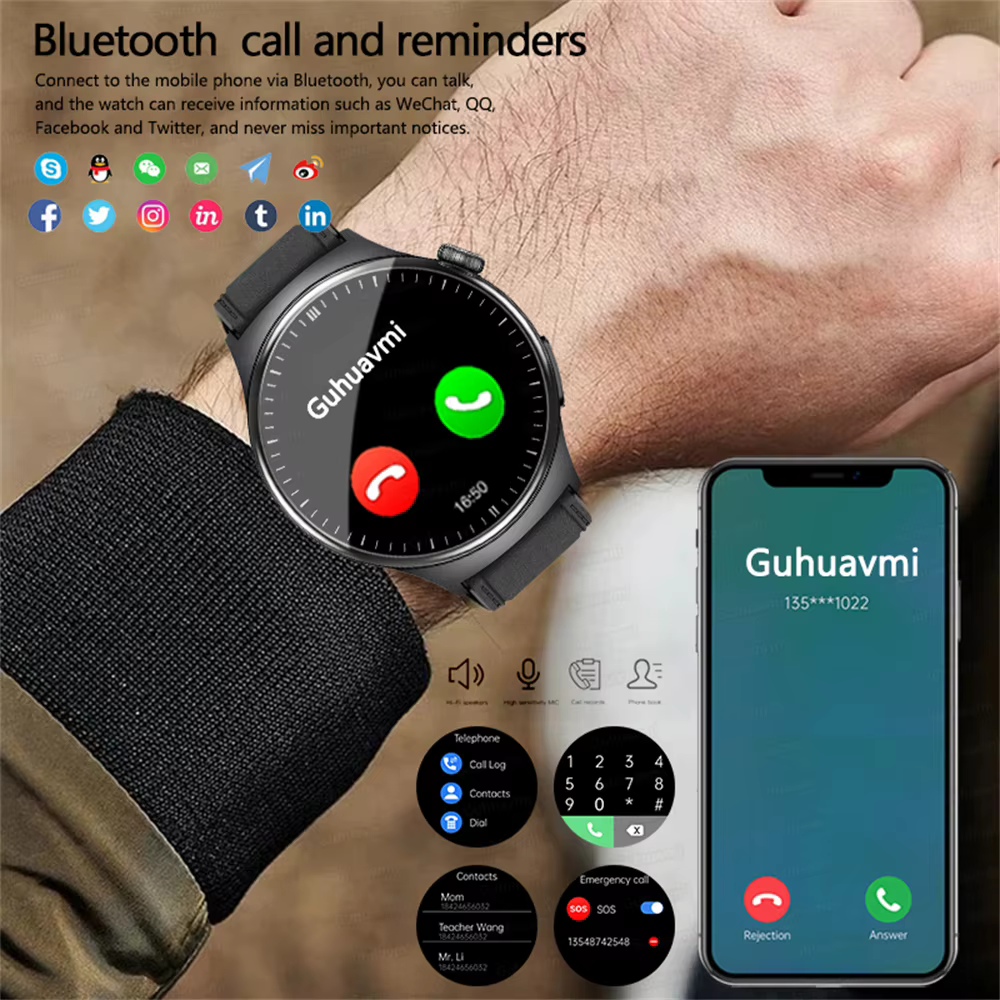 Montre connectée ECG pour hommes et femmes