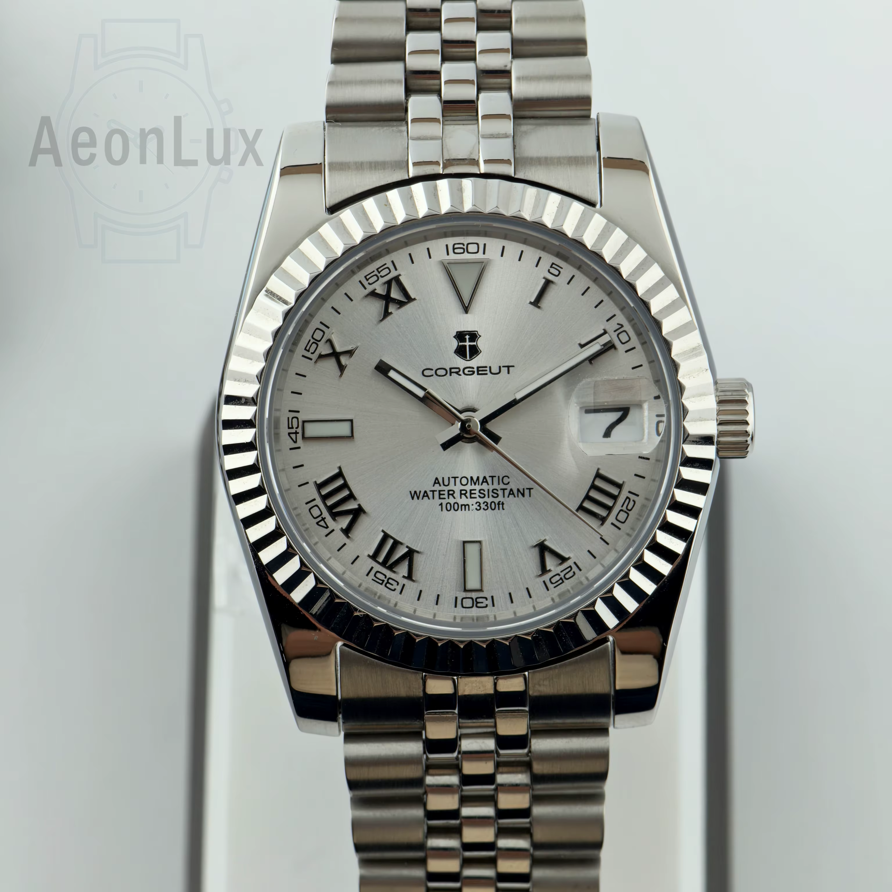 CORGEUT Montre-bracelet de luxe haut de gamme pour homme 36 mm