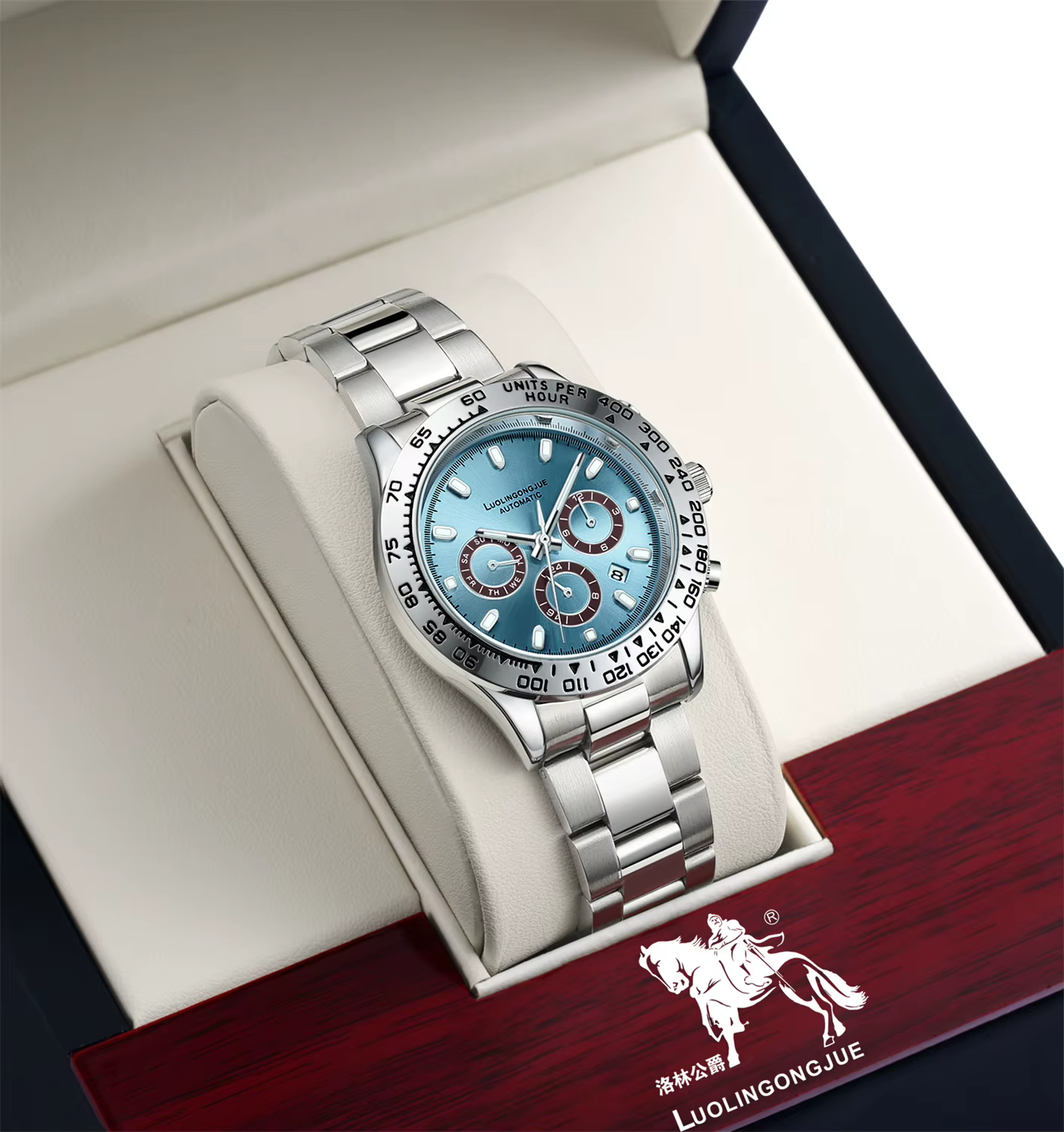 Montre mécanique pour hommes de la série luxe
