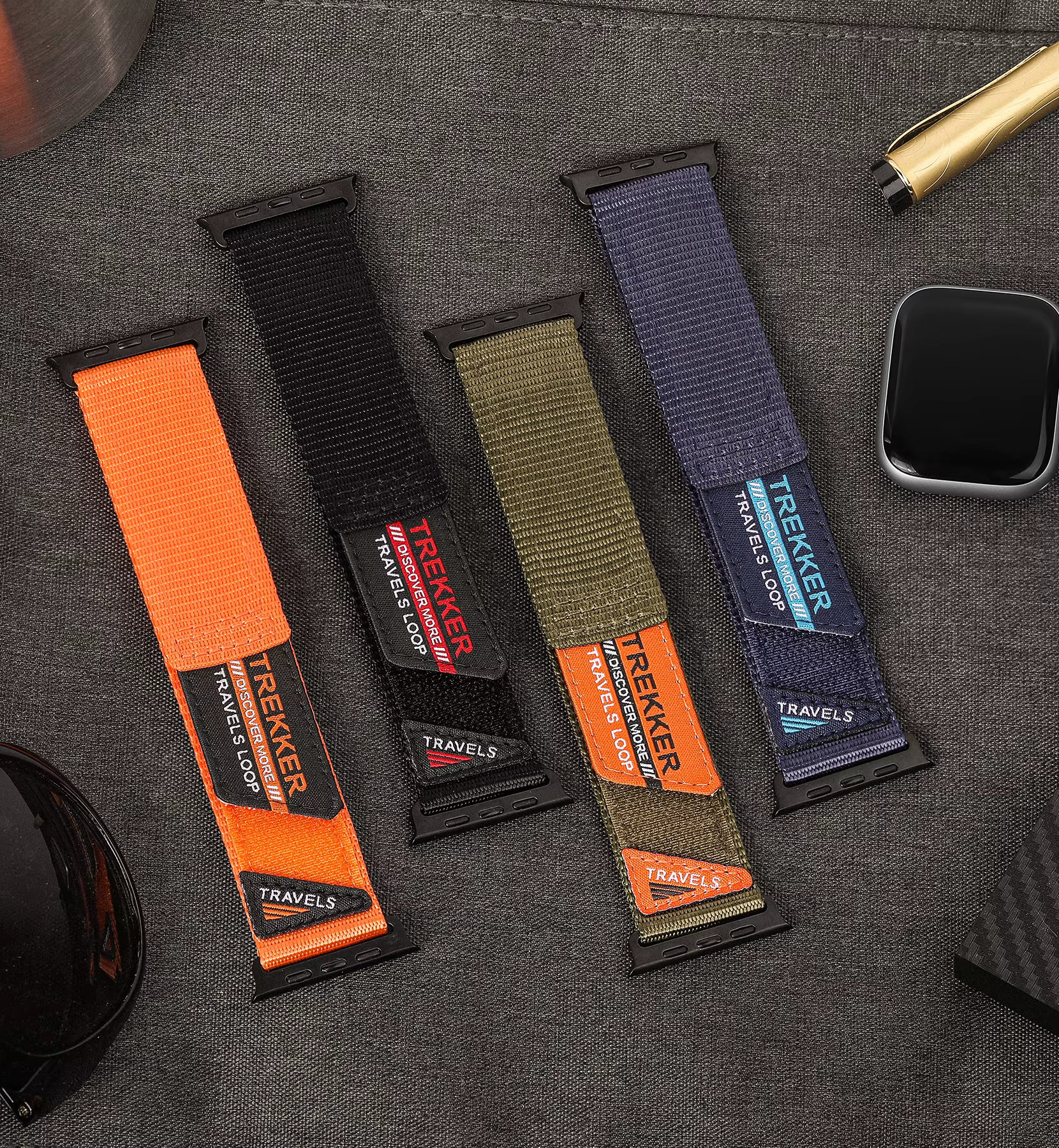 Bracelet de sport en nylon pour Apple Watch