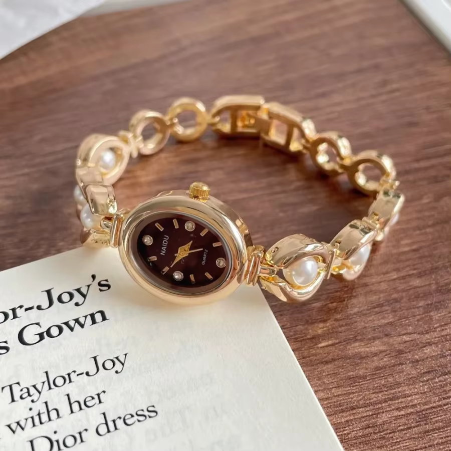 Nouvelle offre spéciale ovale belles dames Vintage montres pour femme fille étudiant mignon élégant petites femmes