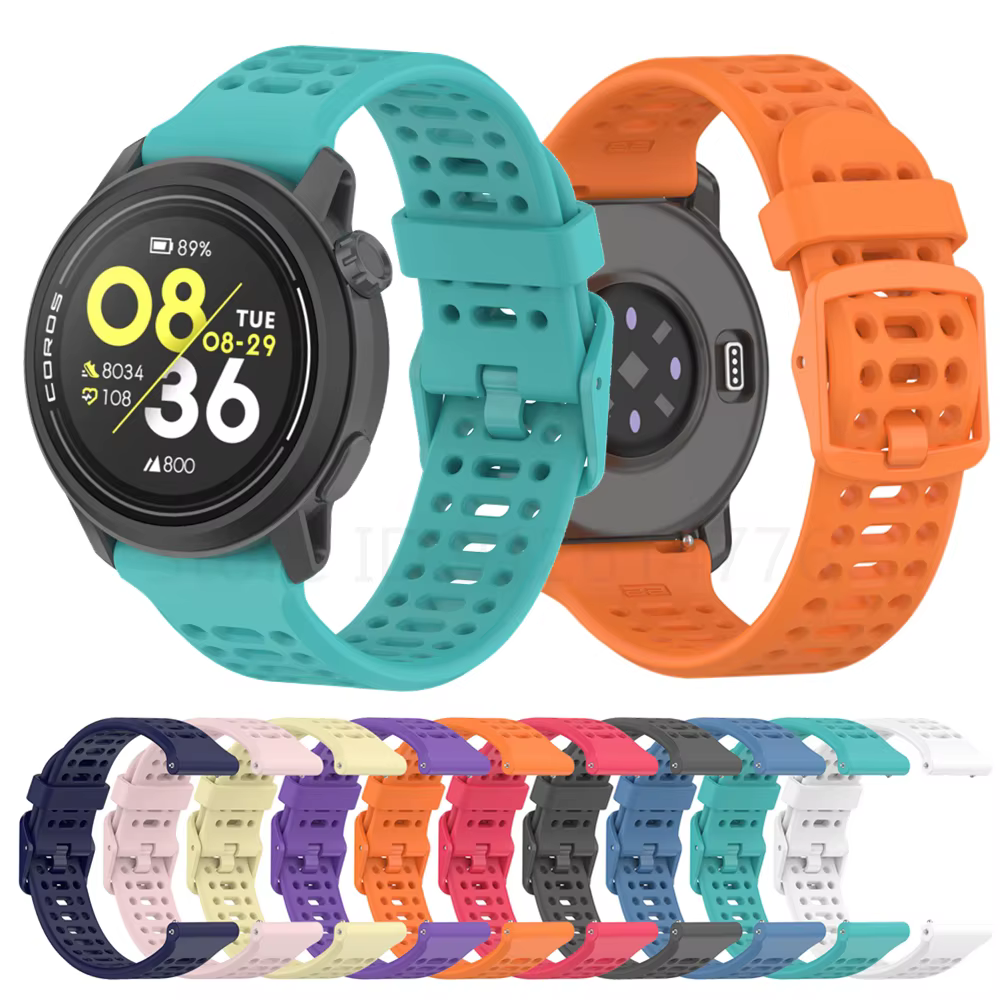 Bracelet de montre en Silicone pour COROS PACE 3/4/APEX 46mm/APEX Pro
