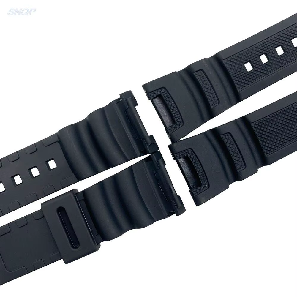 Bracelet de montre en Silicone noir pour Casio SGW-100