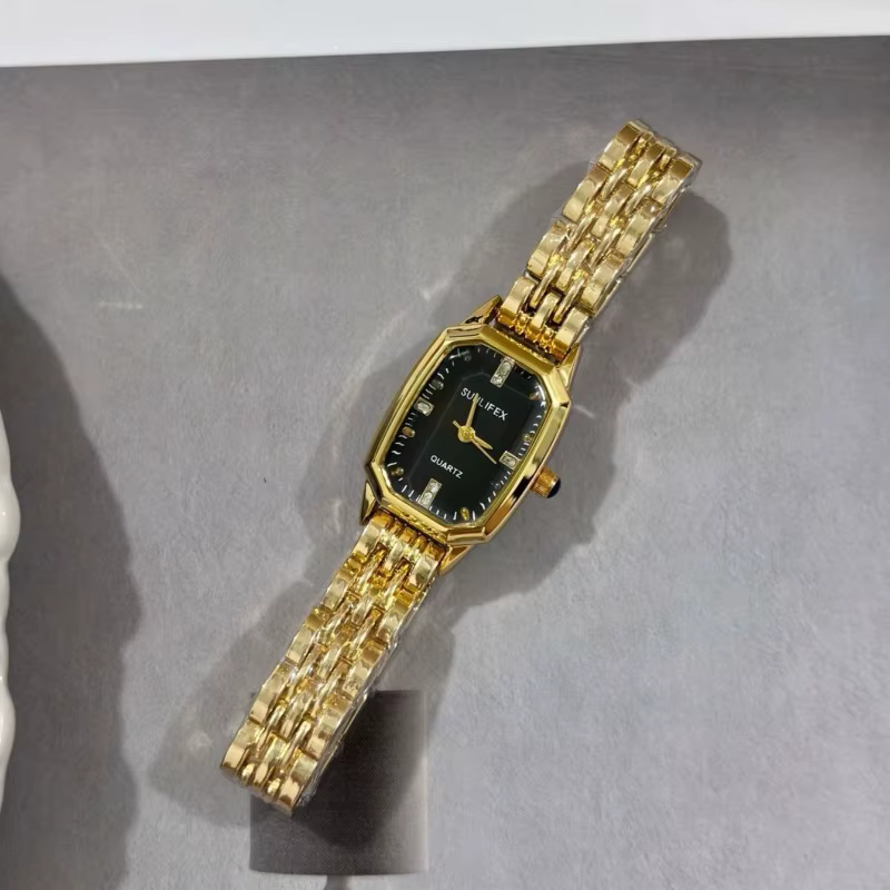 Vente chaude mode femmes minimaliste carré montre à Quartz marque de luxe en acier inoxydable montres horloge cadeau livraison directe Relojes