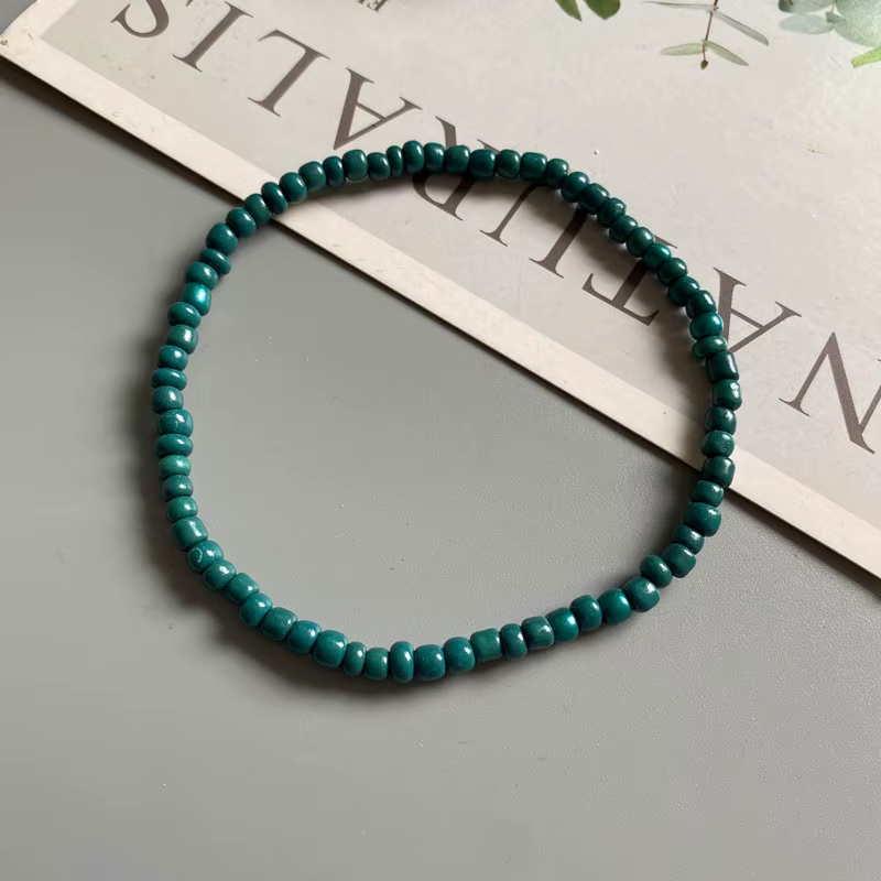 Bracelet de cheville pour femmes coloré mode fille petites perles de rocaille pied Bracelet jaune rose bleu couleur été bohème cheville cadeau bijoux