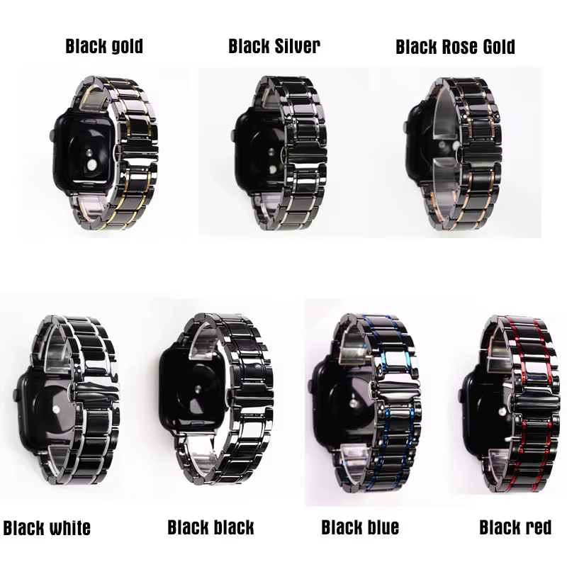 Bracelet en céramique pour Apple Watch 4 5