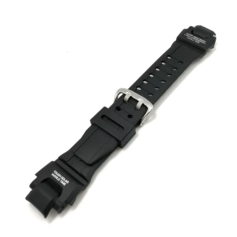 Bracelet de montre électronique sport en plastique avec boucle ardillon en acier inoxydable pour CASIO G Shock GA-1000/1100 G-1400 GW-4000
