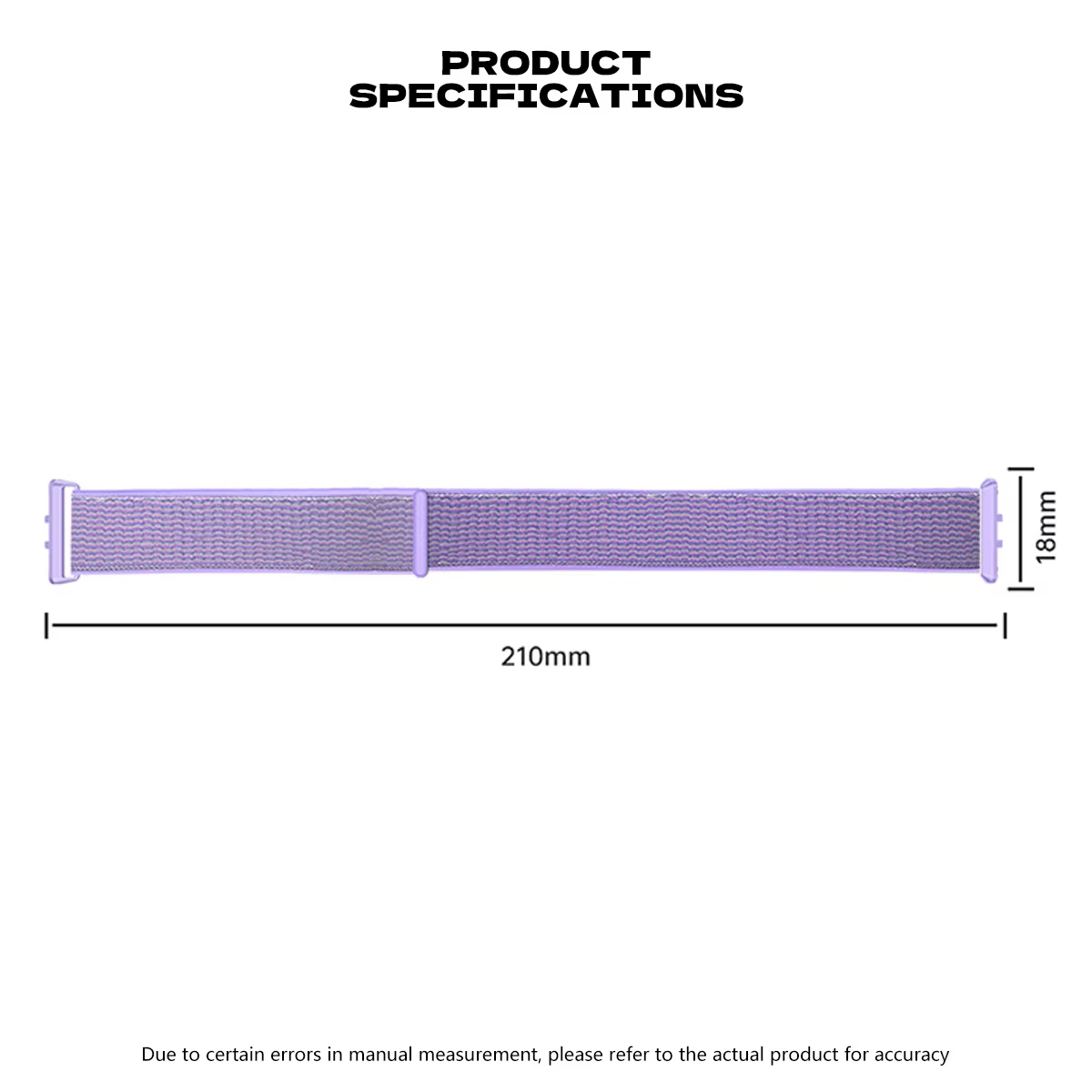 Bracelet à boucle en Nylon pour Samsung Galaxy Fit 3