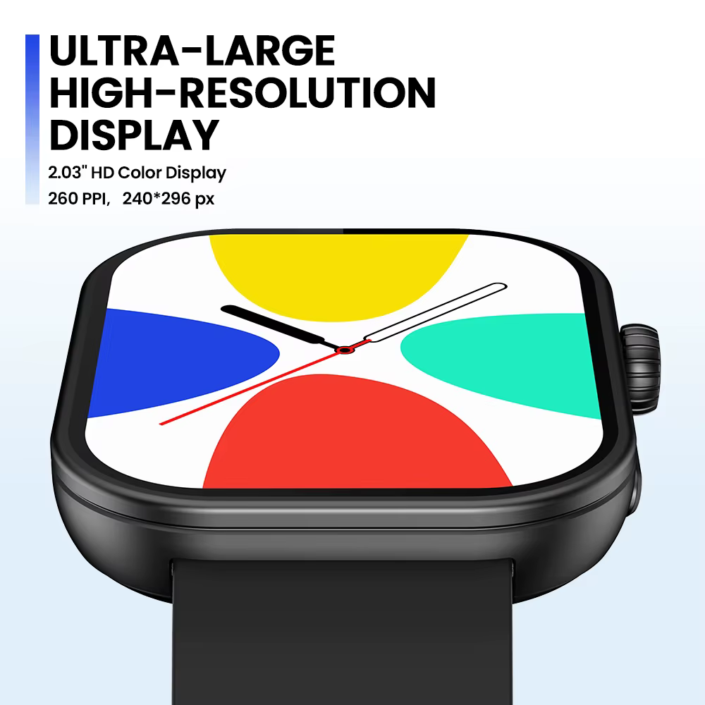 Nouveau Zeblaze Btalk Plus appel vocal Smartwatch 2.03 ''HD couleur affichage santé et Fitness suivi montre intelligente pour hommes femmes