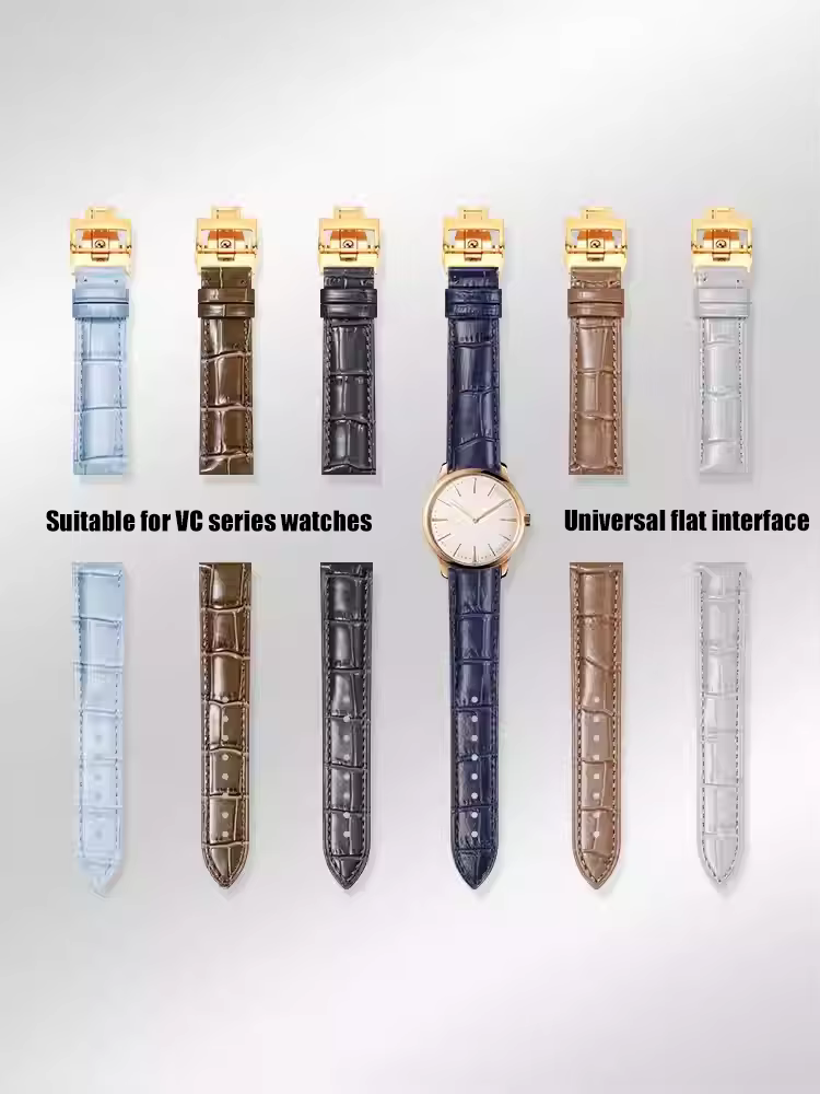 Bracelet de montre en cuir de remplacement pour Vacheron Constantin