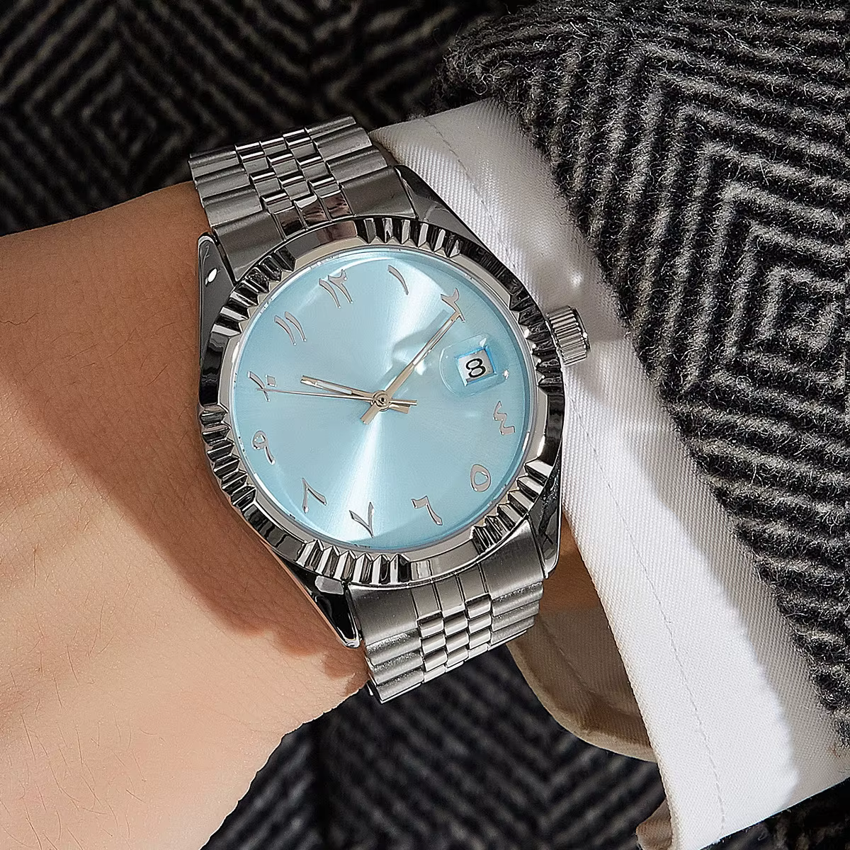 Montres arabes bleues pour bébé