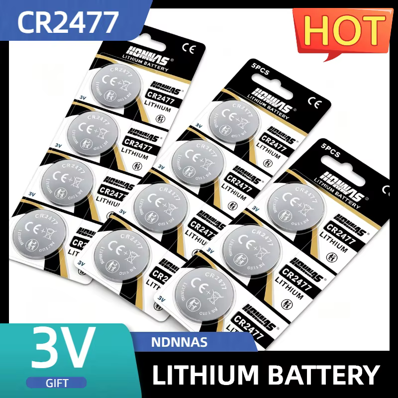 Batterie bouton CR2477 3V DL2477 ECR2477 KCR2477