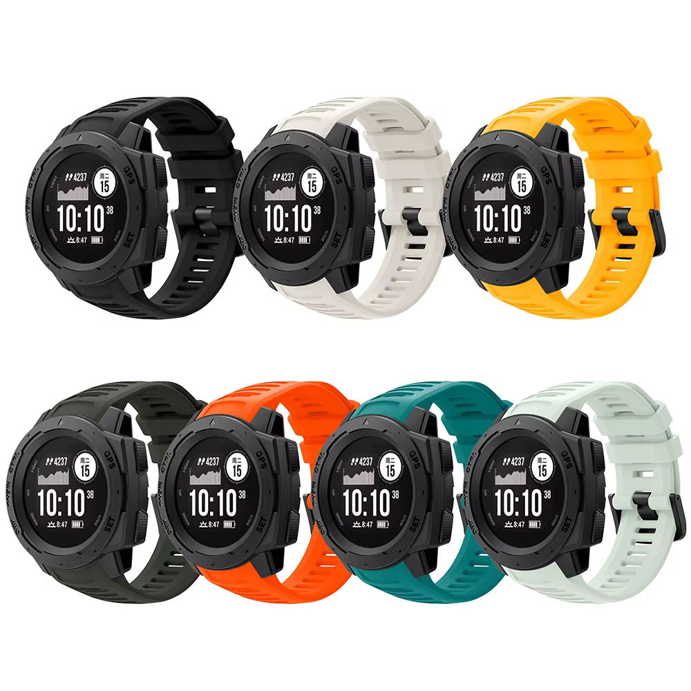 Bracelet de montre en Silicone de 22mm