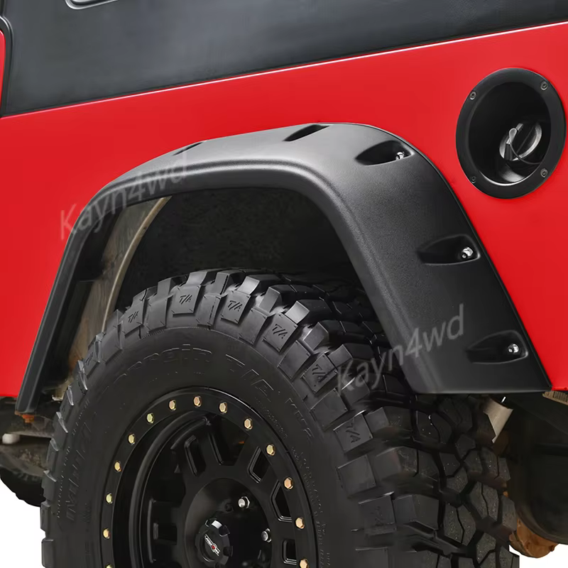Flares de garde-boue tout-terrain 4x4, pour Jeep Wrangler TJ 1997 – 2006, Kits d'extensions d'arc de roue, accessoires extérieurs