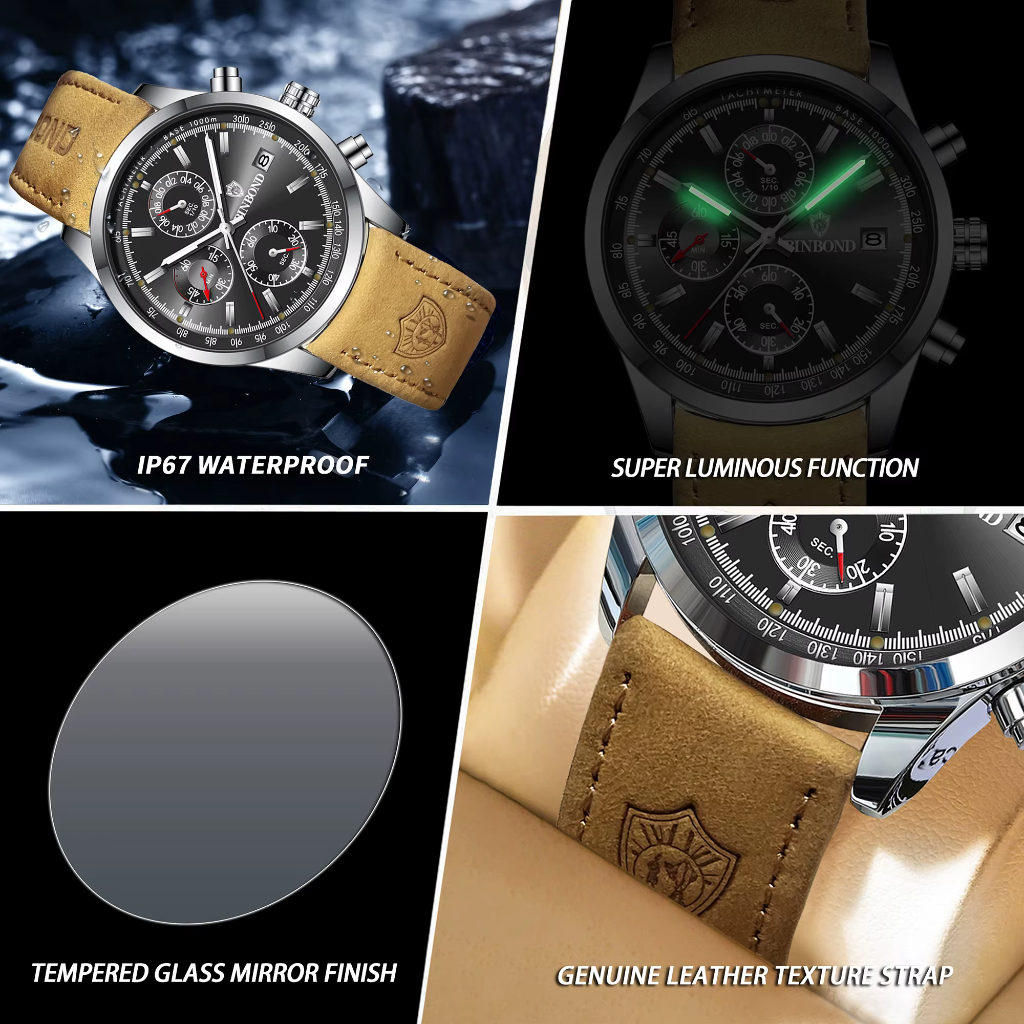 Montre homme BINBOND Luxury