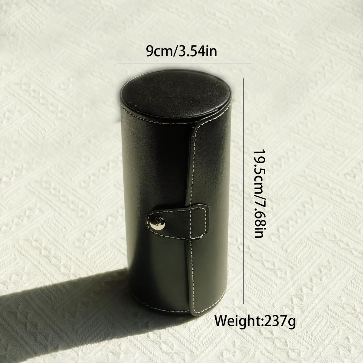 Étui de voyage en rouleau de montre – 3 rangements et organisateurs de montres-stockage sécurisé avec oreillers